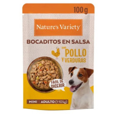 Nature´s Variety Bocaditos Em Molho Cao Mini De Frango E Vegetais